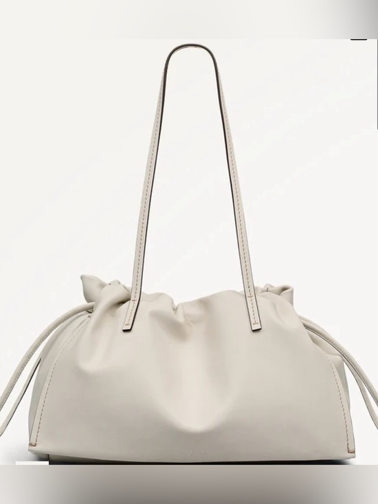RADLEY LONDON Handbags - NWT RADLEY LONDON The Roxburgh Large Drawstring Shoulder in Salt